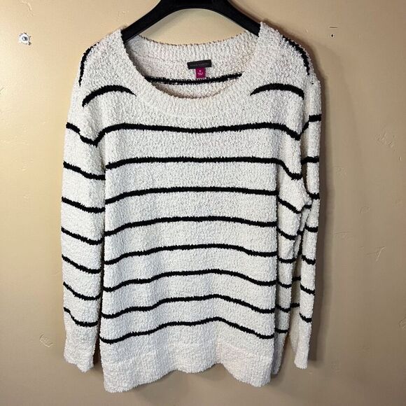 Vince‎ Camuto Womens Oversized Striped Nautical Sweater Soft Size 1X - Picture 1 of 5